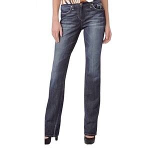 Joe's Dark Wash Blue Gabriella Easy Fit Best Friend 5 Pocket Low Rise Jeans 25